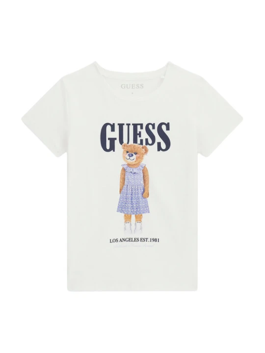 Zdjęcie produktu Guess T-Shirt J6GI04 K6YW4 Biały Regular Fit