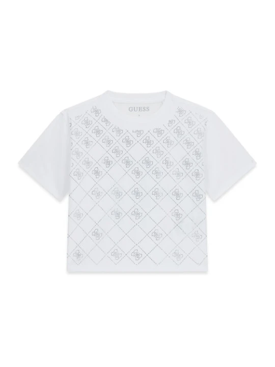 Zdjęcie produktu Guess T-Shirt J6GI05 K6YW4 Biały Boxy Fit