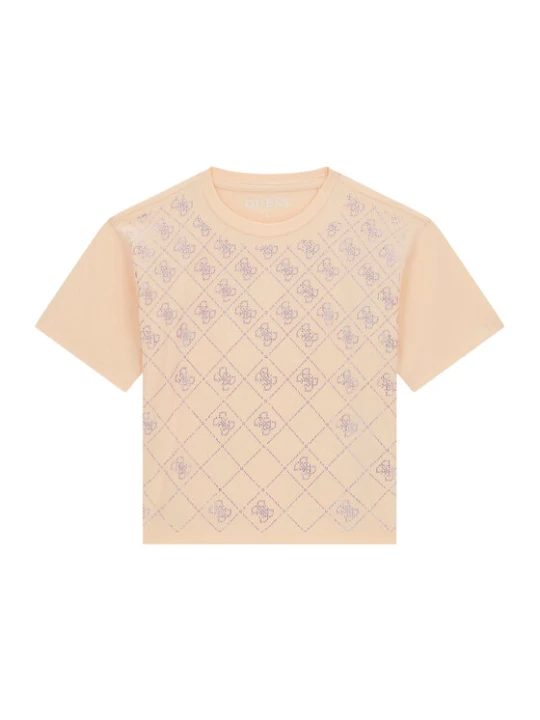Zdjęcie produktu Guess T-Shirt J6GI05 K6YW4 Pomarańczowy jasny Boxy Fit