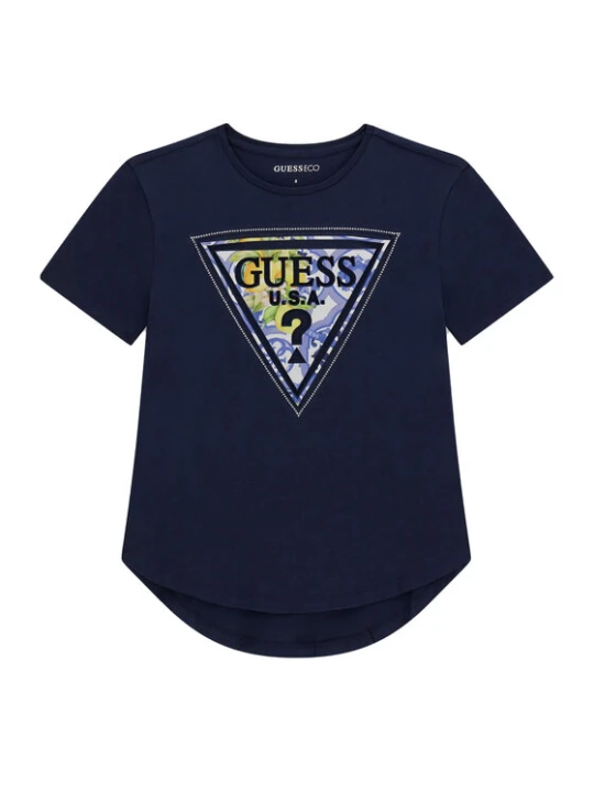 Zdjęcie produktu Guess T-Shirt J6GI13 K6YW4 Granatowy Relaxed Fit