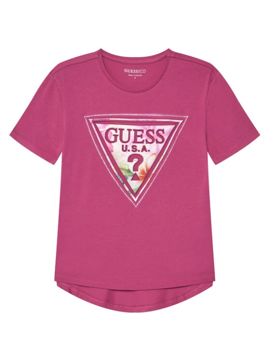 Zdjęcie produktu Guess T-Shirt J6GI13 K6YW4 Różowy Relaxed Fit