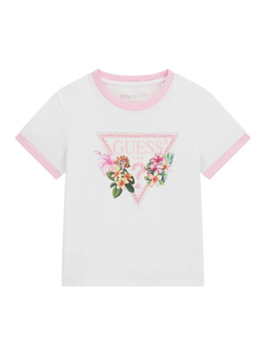 Zdjęcie produktu Guess T-Shirt J6GI23 K6YW4 Biały Regular Fit