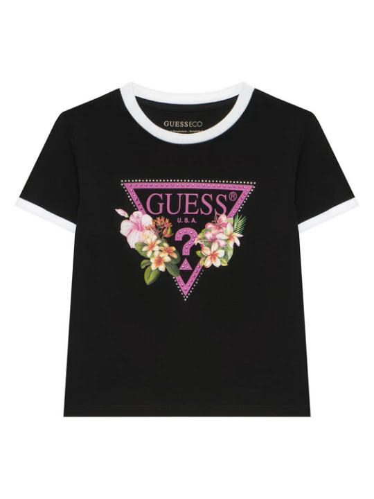 Zdjęcie produktu Guess T-Shirt J6GI23 K6YW4 Czarny Regular Fit