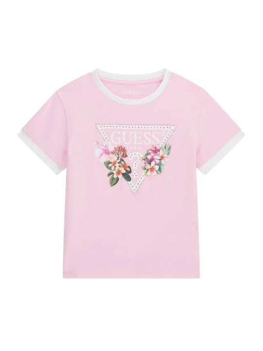 Zdjęcie produktu Guess T-Shirt J6GI23 K6YW4 Różowy jasny Regular Fit