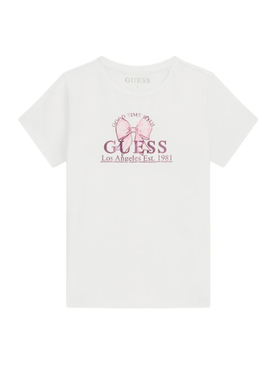 Zdjęcie produktu Guess T-Shirt J6GI28 K6YW4 Biały Regular Fit