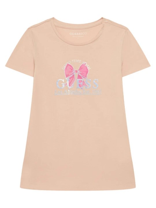 Zdjęcie produktu Guess T-Shirt J6GI28 K6YW4 Różowy jasny Regular Fit