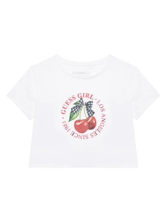 Zdjęcie produktu Guess T-Shirt J6RI02 K6YW4 Biały Relaxed Fit