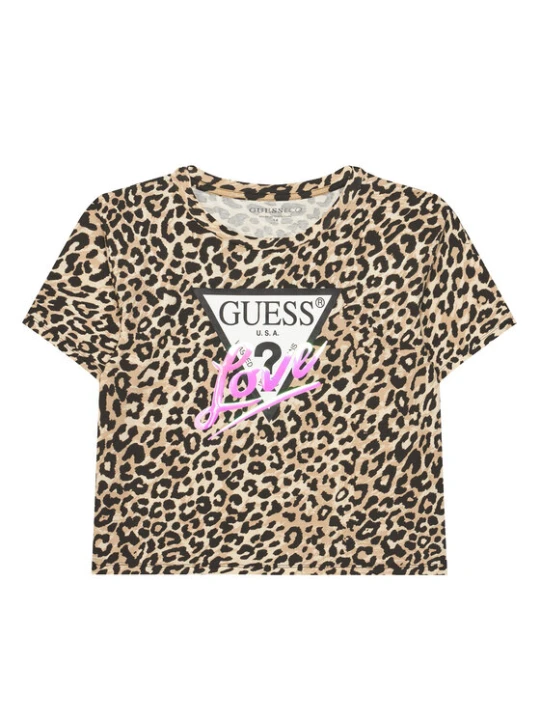Zdjęcie produktu Guess T-Shirt J6RI08 K6YW4 Beżowy Regular Fit