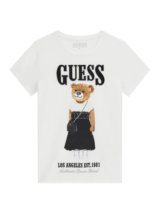 Zdjęcie produktu Guess T-Shirt J6RI10 K6YW4 Biały Regular Fit