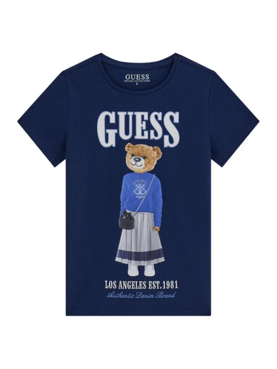 Zdjęcie produktu Guess T-Shirt J6RI10 K6YW4 Granatowy Regular Fit