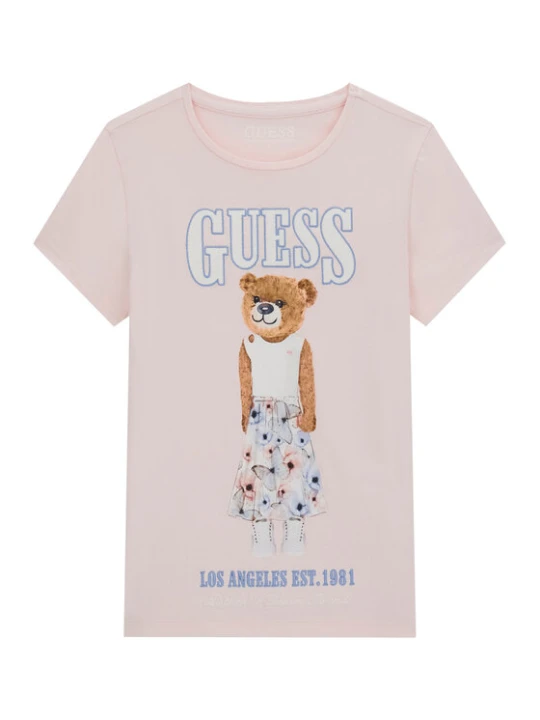 Zdjęcie produktu Guess T-Shirt J6RI10 K6YW4 Różowy Regular Fit