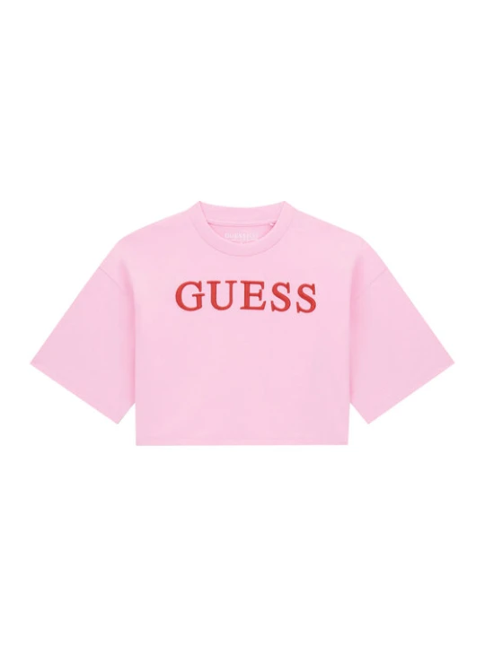 Zdjęcie produktu Guess T-Shirt J6RI11 KCNQ4 Różowy Oversize