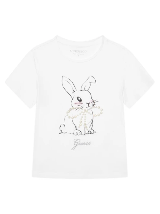 Zdjęcie produktu Guess T-Shirt J6RI24 K6YW4 Biały Regular Fit