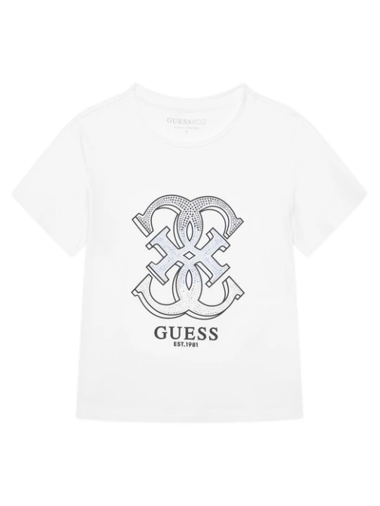 Zdjęcie produktu Guess T-Shirt J6RI28 K6YW4 Biały Regular Fit