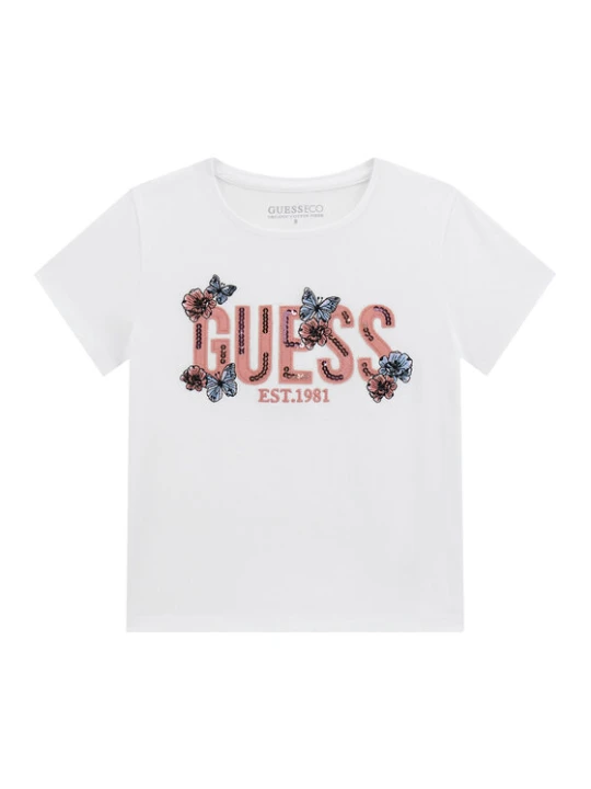 Zdjęcie produktu Guess T-Shirt J6RI34 K6YW4 Biały Regular Fit