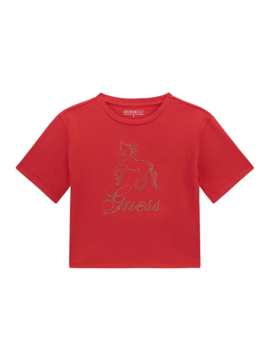 Zdjęcie produktu Guess T-Shirt J6RI38 K6YW4 Czerwony Regular Fit