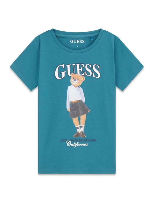 Zdjęcie produktu Guess T-Shirt J6YI08 K3710 Zielony Regular Fit