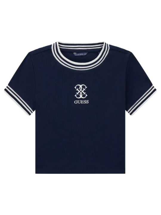 Zdjęcie produktu Guess T-Shirt J6YI26 K4425 Granatowy Regular Fit