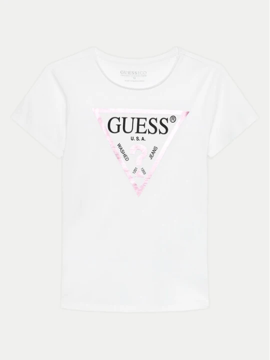 Zdjęcie produktu Guess T-Shirt J73I56 K8HM0 Biały Regular Fit