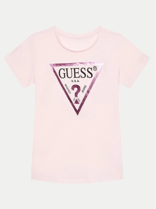 Zdjęcie produktu Guess T-Shirt J73I56K 8HM0 Różowy Regular Fit