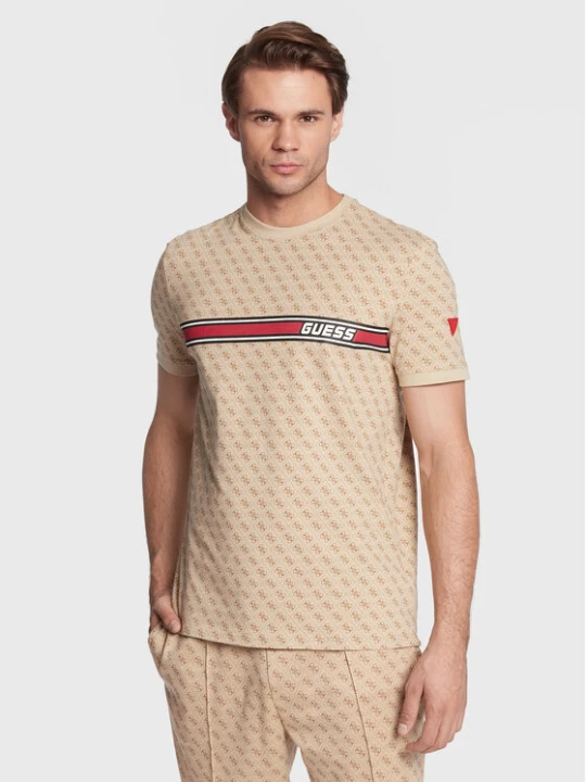 Zdjęcie produktu Guess T-Shirt Jamey Z2BI09 J1314 Beżowy Regular Fit
