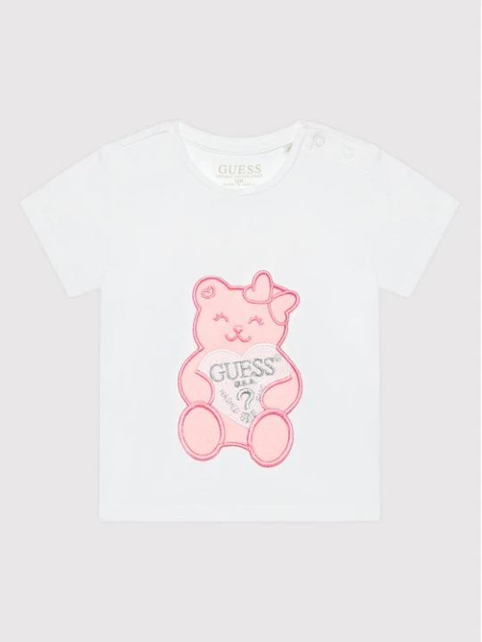 Zdjęcie produktu Guess T-Shirt K2RI27 K6YW1 Biały Regular Fit