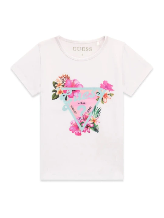 Zdjęcie produktu Guess T-Shirt K6GI02 K6YW4 Biały Regular Fit