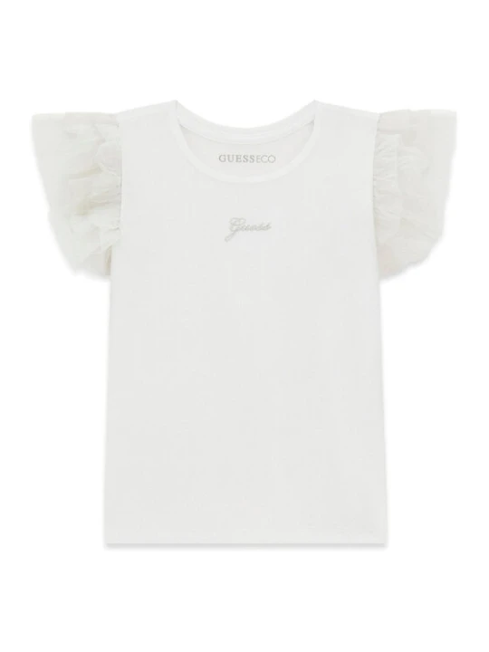 Zdjęcie produktu Guess T-Shirt K6GI19 K6YW4 Biały Regular Fit