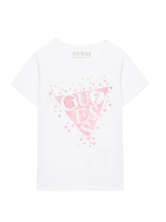 Zdjęcie produktu Guess T-Shirt K6RI00 K6YW4 Biały Regular Fit