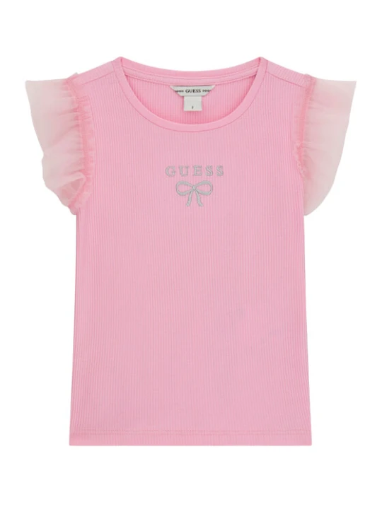 Zdjęcie produktu Guess T-Shirt K6RI12 KCU20 Różowy Regular Fit