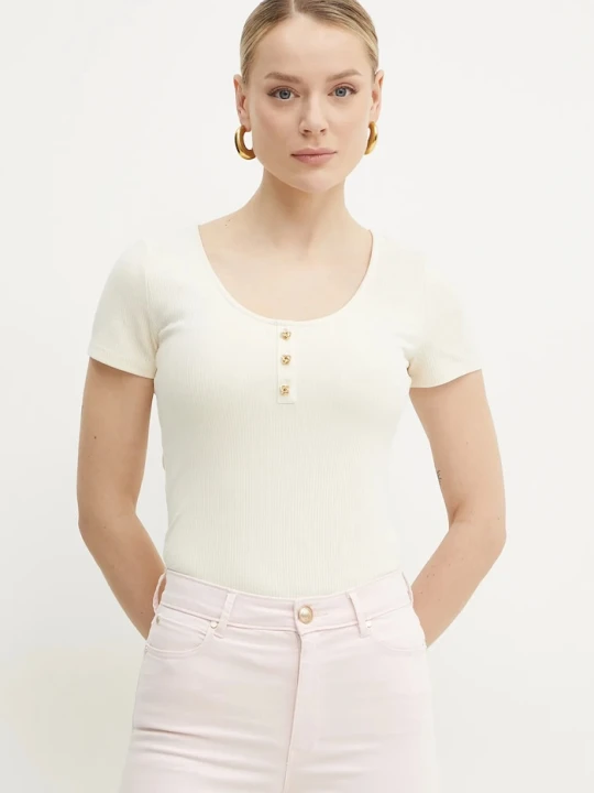Zdjęcie produktu Guess t-shirt KARINA beżowy