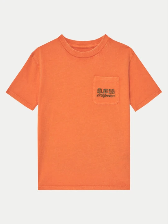 Zdjęcie produktu Guess T-Shirt L5RI30 K8HM4 Pomarańczowy Regular Fit