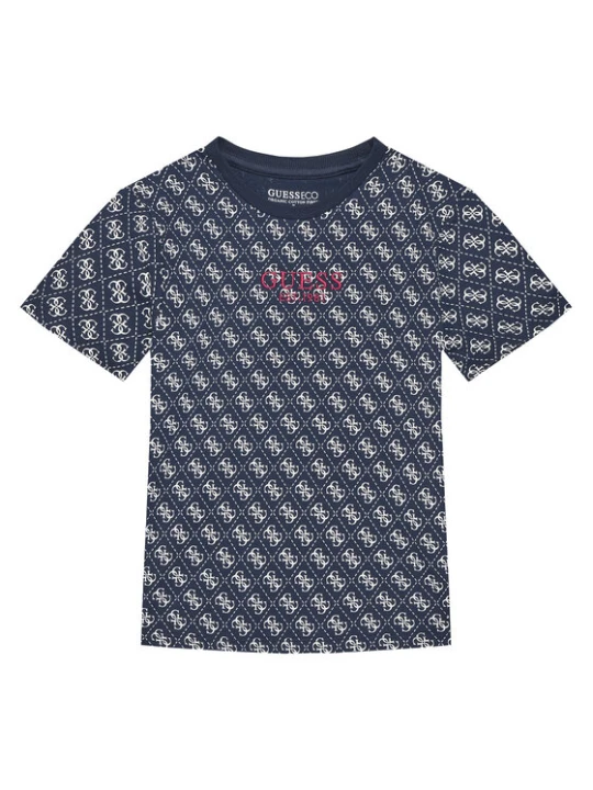Zdjęcie produktu Guess T-Shirt L5YI19 K8HM4 Granatowy Regular Fit