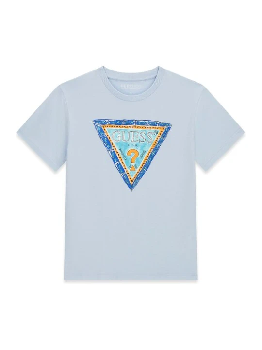Zdjęcie produktu Guess T-Shirt L6GI00 K8HM4 Błękitny Regular Fit Niebieski jasny
