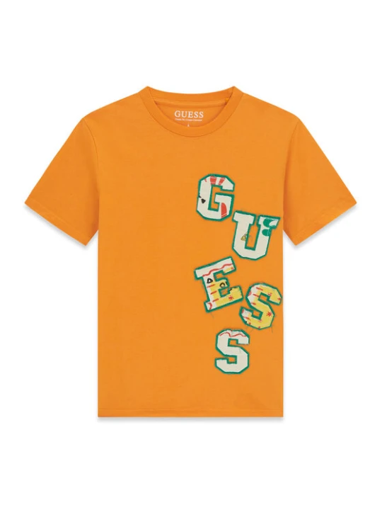 Zdjęcie produktu Guess T-Shirt L6GI02 K8HM4 Pomarańczowy Relaxed Fit