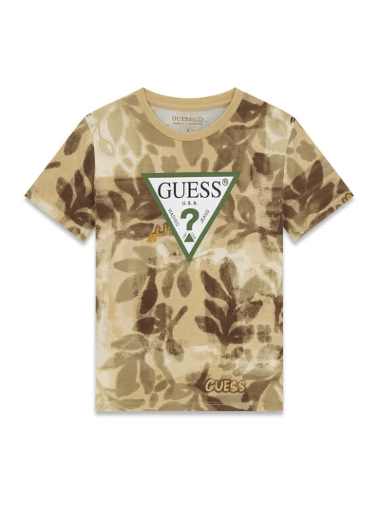 Zdjęcie produktu Guess T-Shirt L6GI03 K8HM4 Khaki Regular Fit