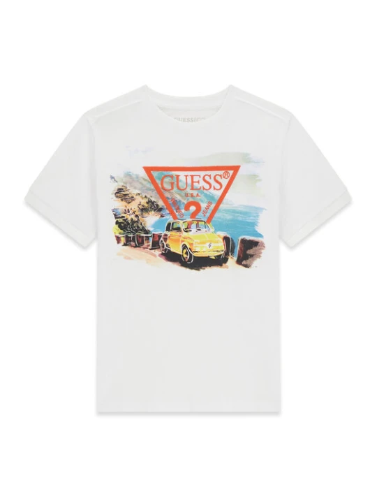 Zdjęcie produktu Guess T-Shirt L6GI08 K8HM4 Biały Regular Fit
