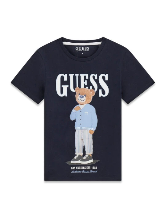 Zdjęcie produktu Guess T-Shirt L6GI09 K8HM4 Granatowy Regular Fit