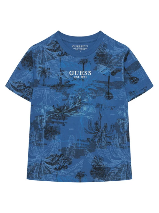 Zdjęcie produktu Guess T-Shirt L6GI14 K8HM4 Niebieski Relaxed Fit