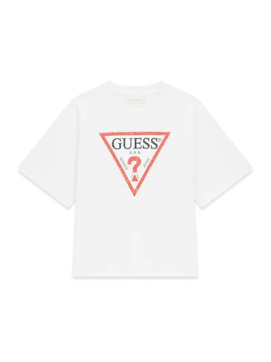 Zdjęcie produktu Guess T-Shirt L6GI18 K8HM4 Biały Relaxed Fit