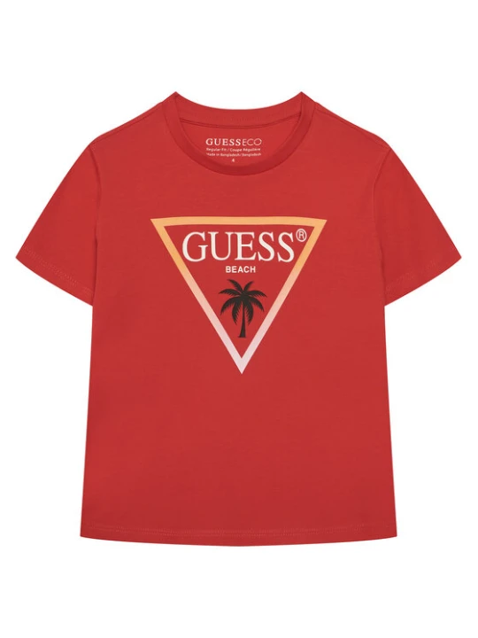 Zdjęcie produktu Guess T-Shirt L6GI27 J1314 Czerwony Regular Fit