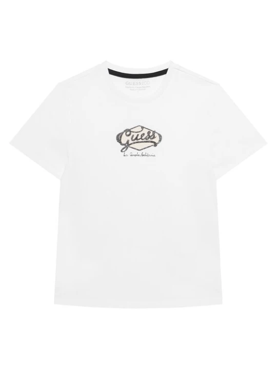 Zdjęcie produktu Guess T-Shirt L6RI02 K8HM4 Biały Regular Fit