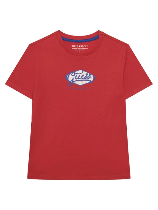 Zdjęcie produktu Guess T-Shirt L6RI02 K8HM4 Czerwony Regular Fit