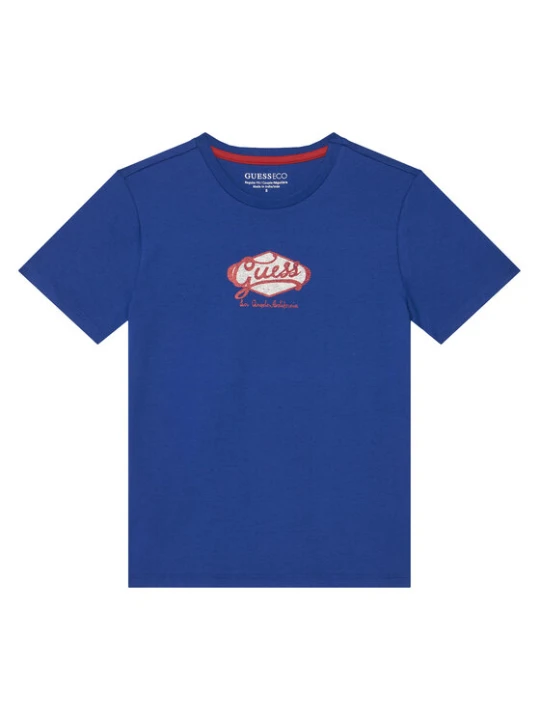 Zdjęcie produktu Guess T-Shirt L6RI02 K8HM4 Niebieski Regular Fit