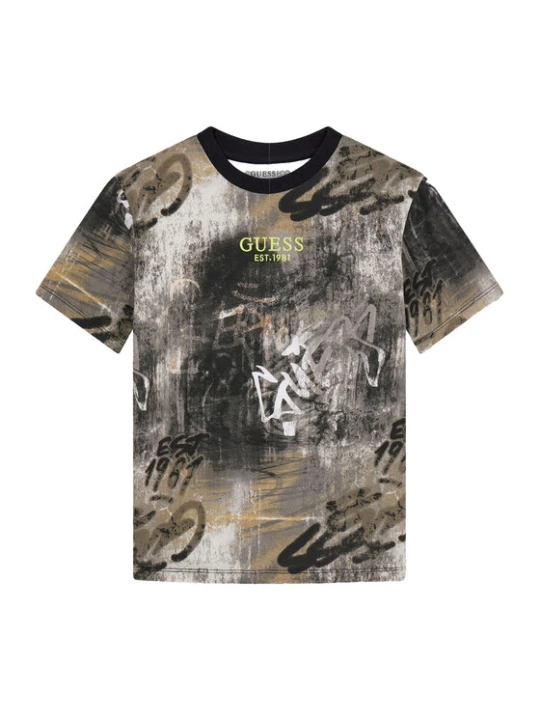 Zdjęcie produktu Guess T-Shirt L6RI04 K8HM4 Kolorowy Oversize