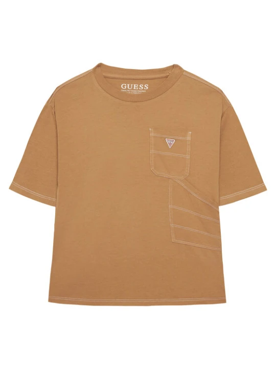 Zdjęcie produktu Guess T-Shirt L6RI07 K8HM4 Beżowy Regular Fit