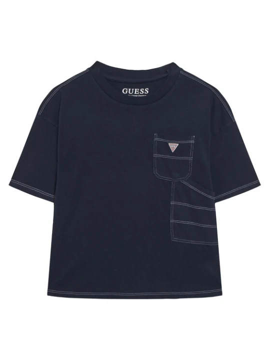Zdjęcie produktu Guess T-Shirt L6RI07 K8HM4 Granatowy Regular Fit