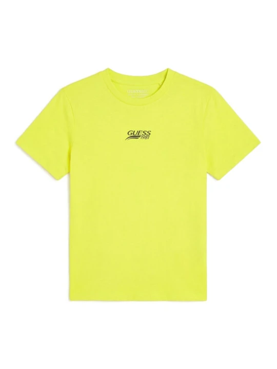 Zdjęcie produktu Guess T-Shirt L6RI10 K8HM4 Żółty Regular Fit