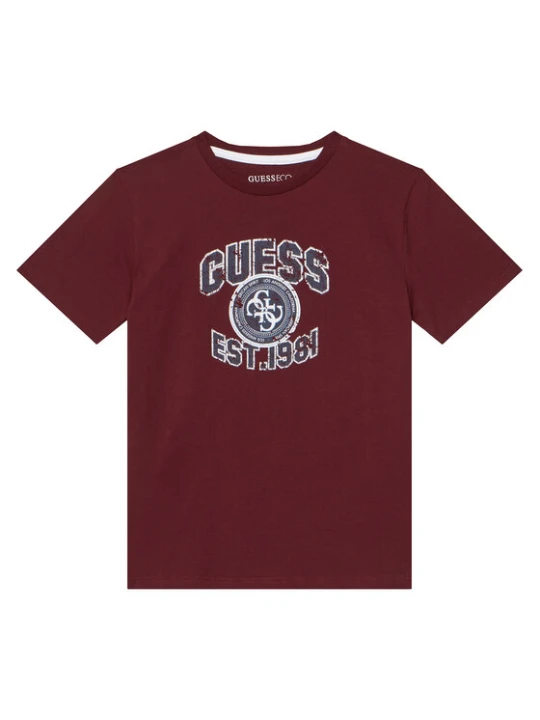 Zdjęcie produktu Guess T-Shirt L6RI13 K8HM4 Bordowy Regular Fit