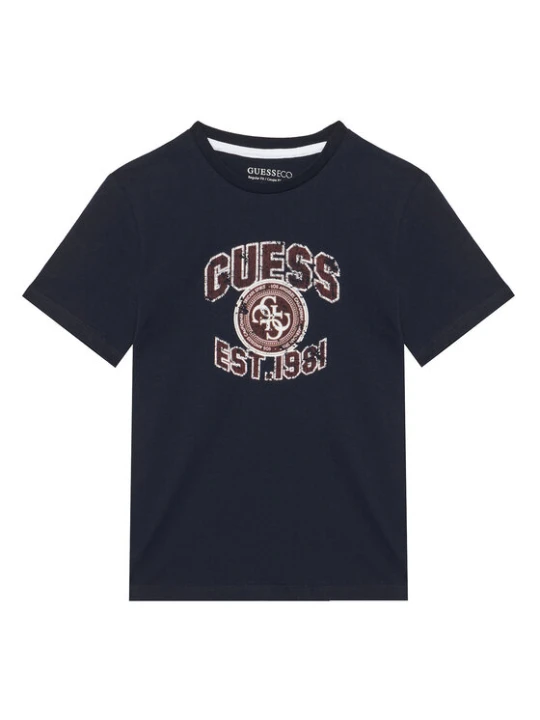 Zdjęcie produktu Guess T-Shirt L6RI13 K8HM4 Granatowy Regular Fit